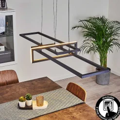 Suspension Omega Led Noir, 1 Lumiere