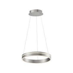 Suspension Paul Neuhaus Q-Vito Led Acier Inoxydable, 1 Lumiere, Telecommandes