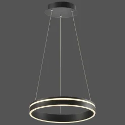 Suspension Paul Neuhaus Q-Vito Led Anthracite, 1 Lumiere, Telecommandes