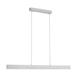 Suspension Paul-Neuhaus Q-Adriana Led Aluminium, 2 Lumieres, Telecommandes