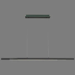 Suspension Paul-Neuhaus Q-Arian Led Anthracite, 4 Lumieres, Telecommandes