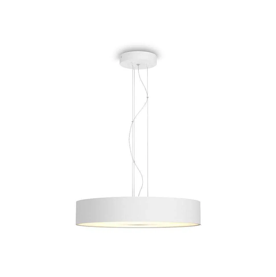 Suspension Philips Hue Fair Led Blanc, 1 Lumiere, Telecommandes