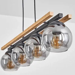 Suspension Podre Ecru, 4 Lumieres