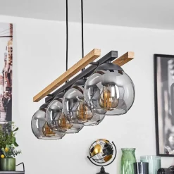 Suspension Podre Ecru, 4 Lumieres