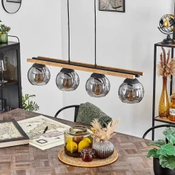 Suspension Podre Ecru, 4 Lumieres