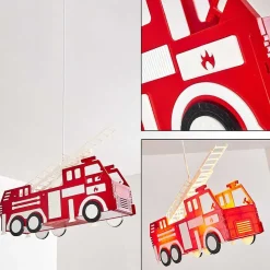 Suspension Praya Rouge, 2 Lumieres