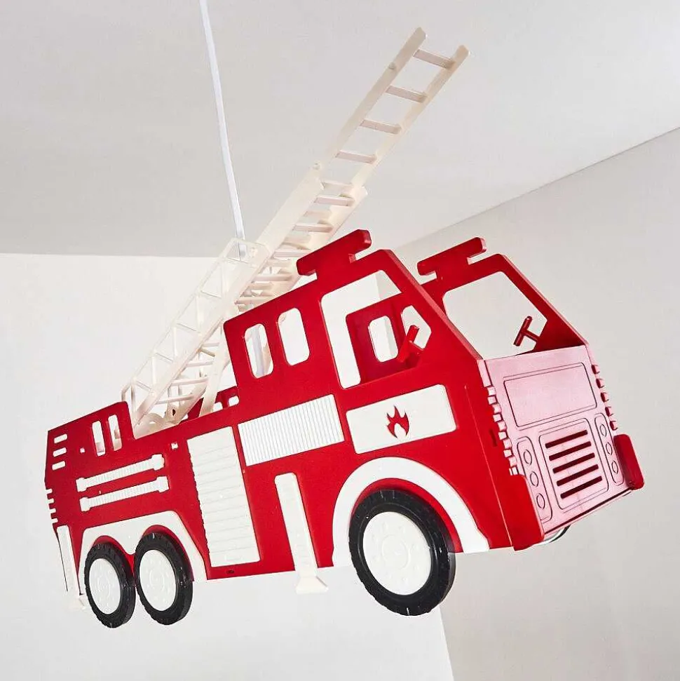 Suspension Praya Rouge, 2 Lumieres