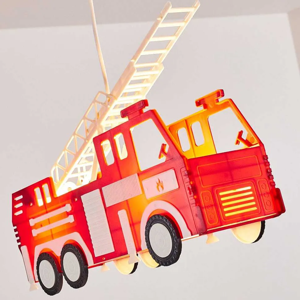 Suspension Praya Rouge, 2 Lumieres