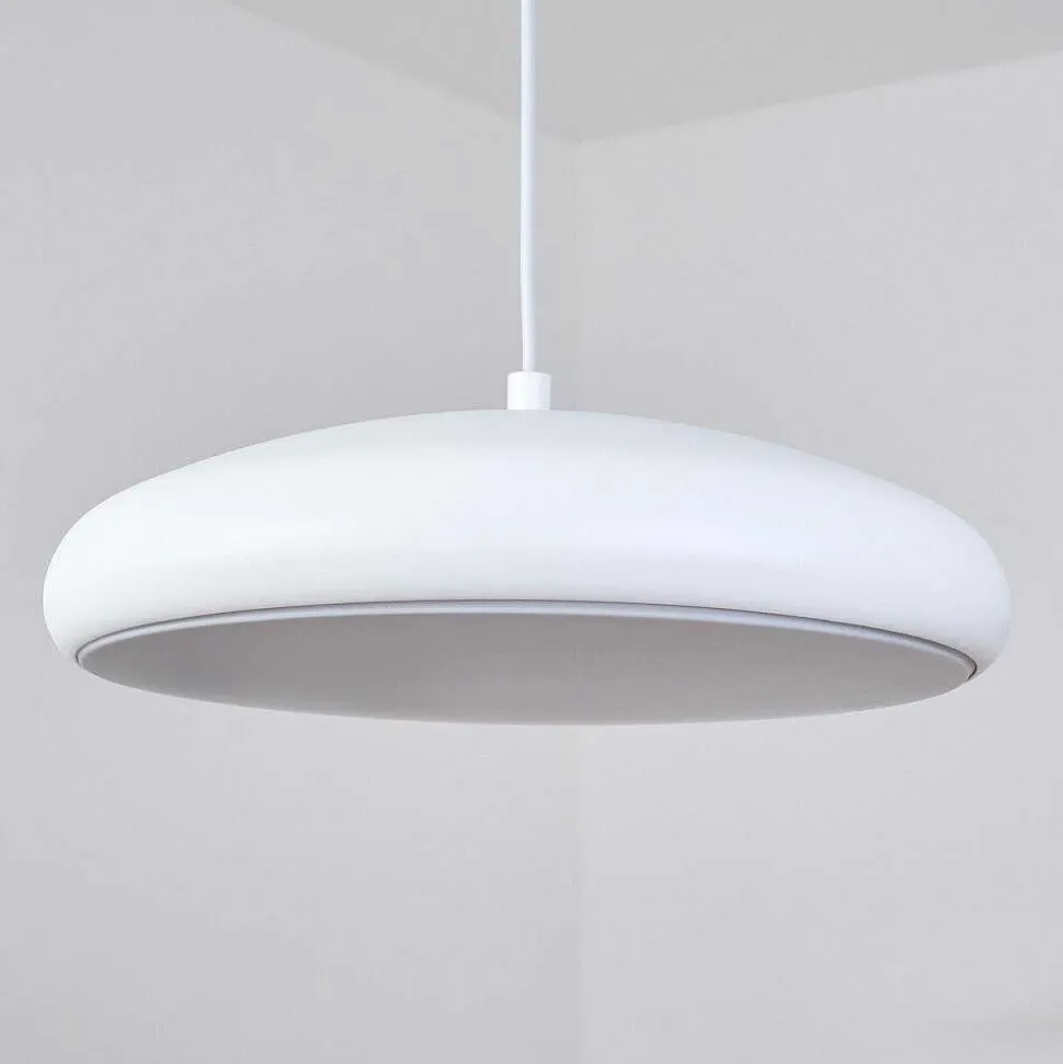 Suspension Rhone Led Blanc, 1 Lumiere, Changeur De Couleurs