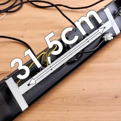 Suspension Sambia Brun, Noir, 4 Lumieres