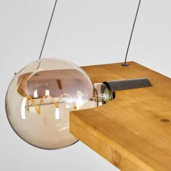 Suspension Santorum Argent Oxyde, Ecru, 4 Lumieres