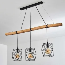 Suspension Seegaard Noir, 3 Lumieres