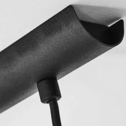 Suspension Sernf Noir, 3 Lumieres