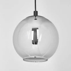 Suspension Sernf Noir, 1 Lumiere