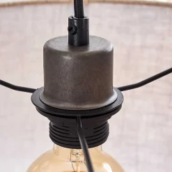 Suspension Shiburg Bois Clair, 1 Lumiere