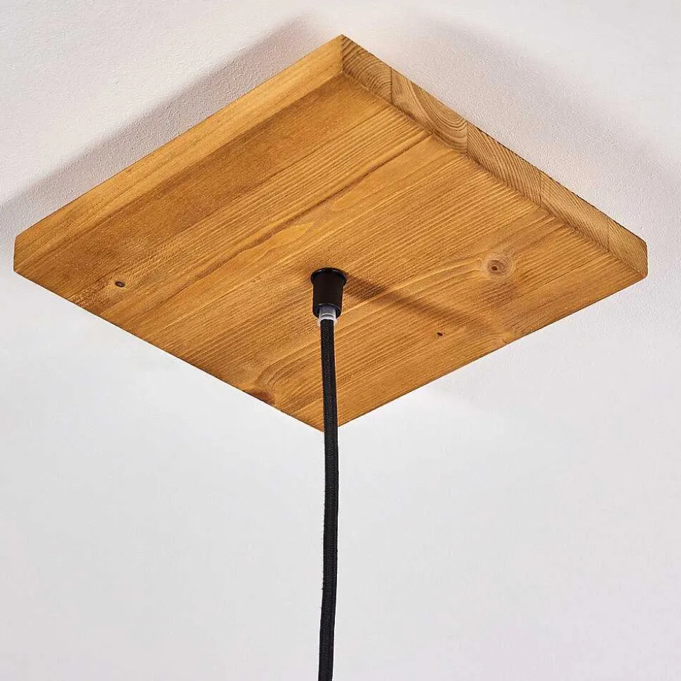 Suspension Shiburg Bois Clair, 1 Lumiere