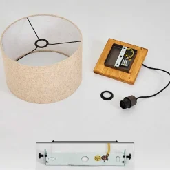 Suspension Shiburg Bois Clair, 1 Lumiere