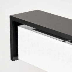 Suspension Siders Led Noir, 1 Lumiere, Changeur De Couleurs