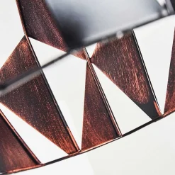 Suspension Situk Cuivre, Noir, 1 Lumiere