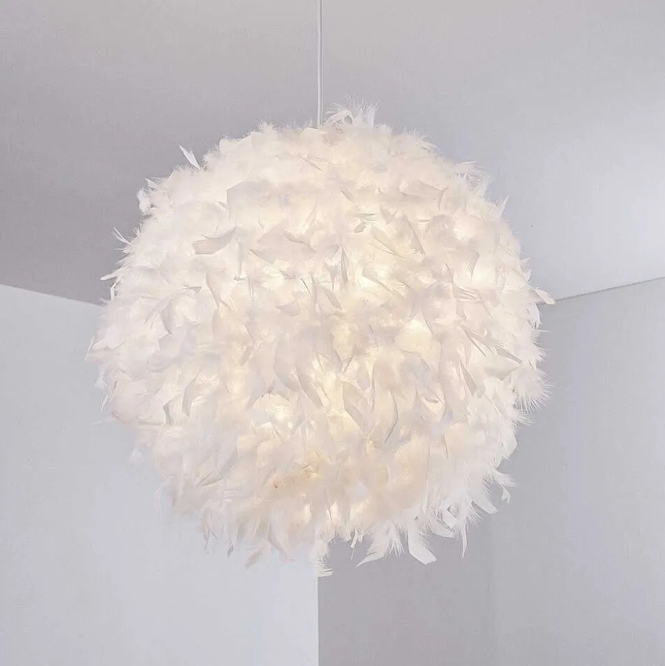 Suspension Skaulo Blanc, 1 Lumiere