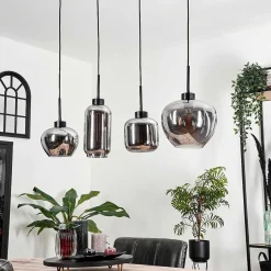 Suspension Talok Fume, 4 Lumieres