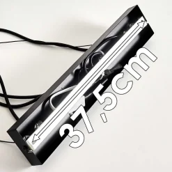 Suspension Tirana Brun, Noir, 4 Lumieres