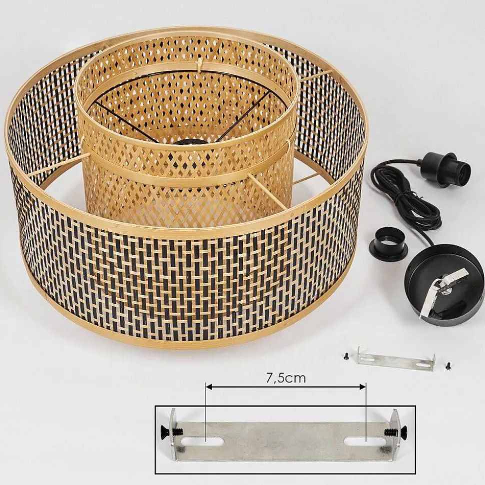 Suspension Tunga Noir, 1 Lumiere