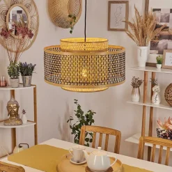 Suspension Tunga Noir, 1 Lumiere