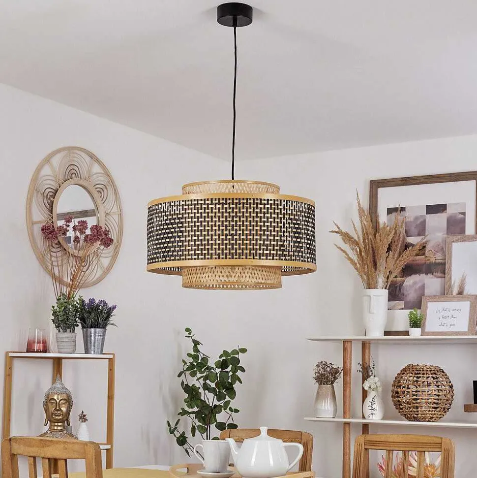 Suspension Tunga Noir, 1 Lumiere