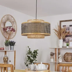 Suspension Tunga Noir, 1 Lumiere