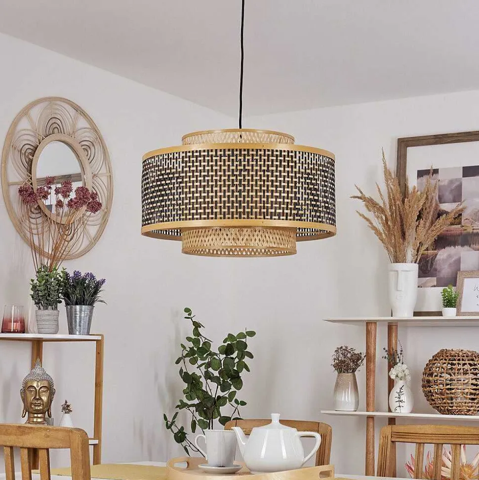 Suspension Tunga Noir, 1 Lumiere