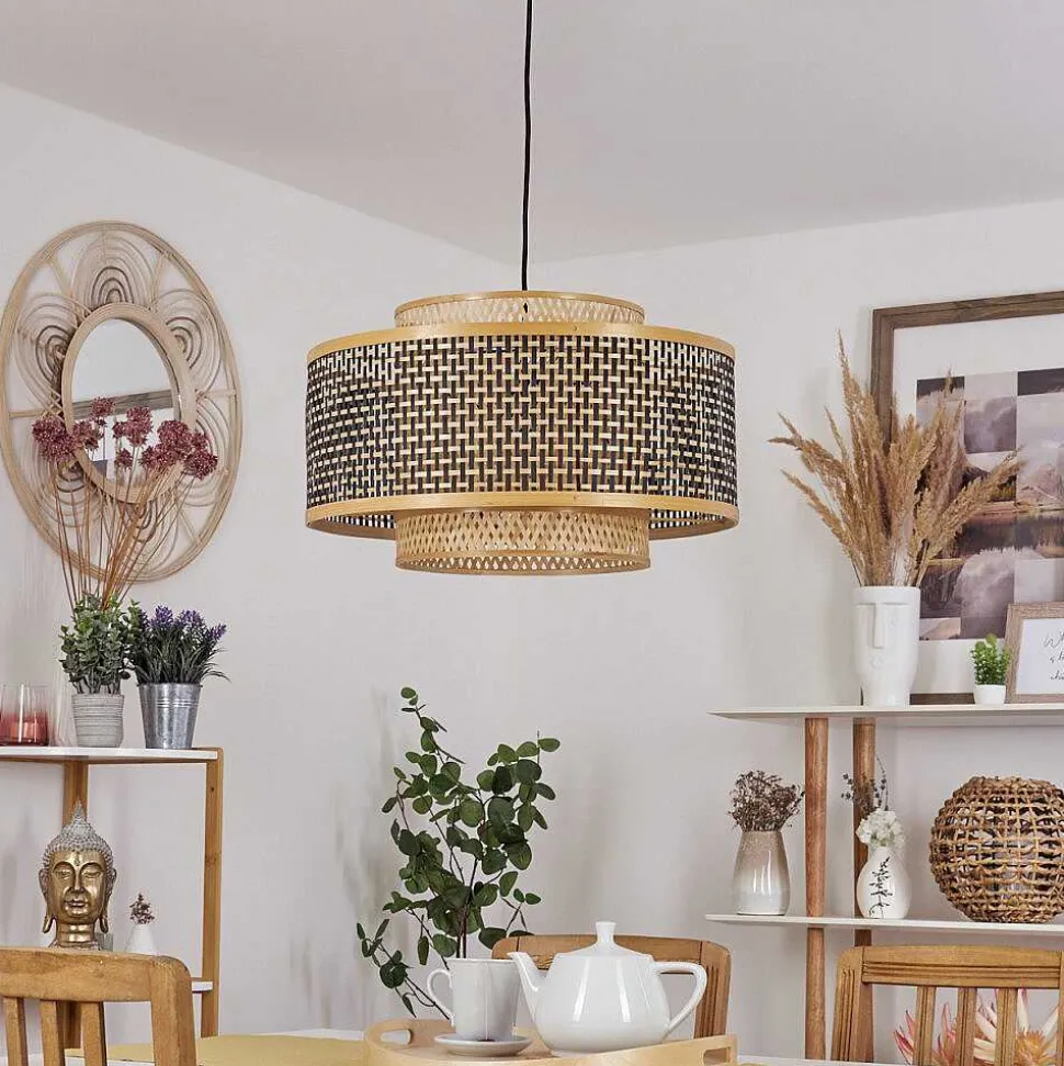 Suspension Tunga Noir, 1 Lumiere