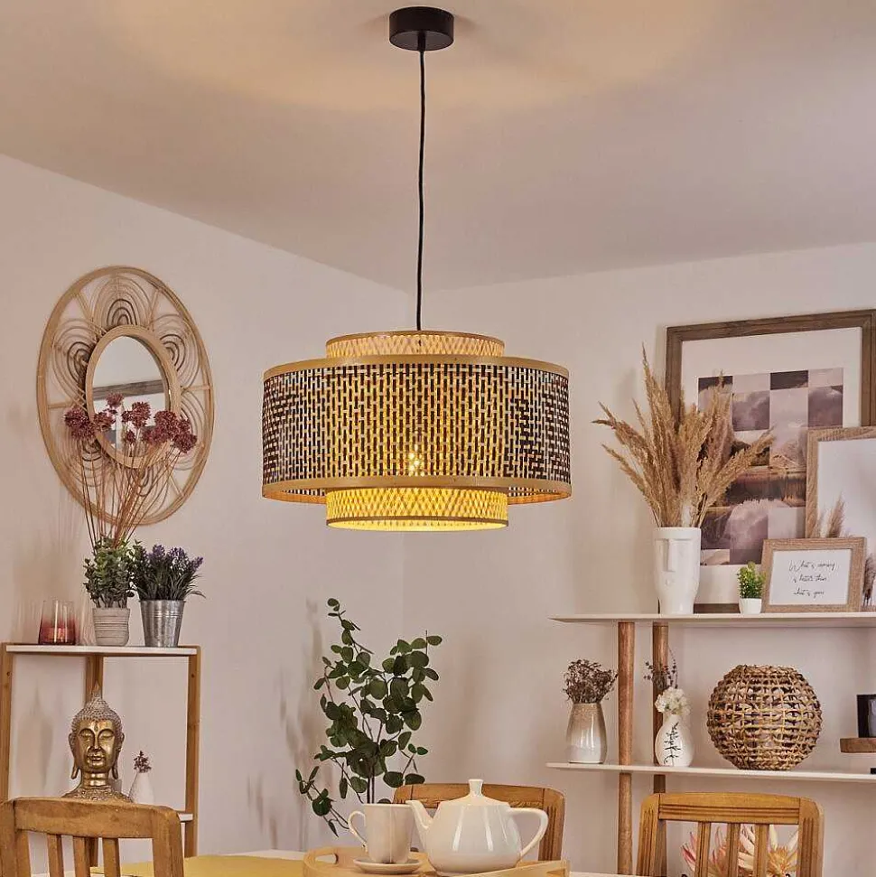 Suspension Tunga Noir, 1 Lumiere