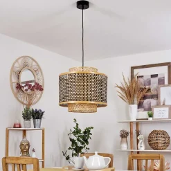 Suspension Tunga Noir, 1 Lumiere