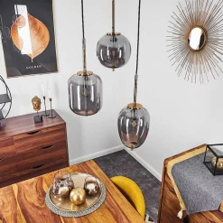 Suspension Verbania Laiton, 3 Lumieres