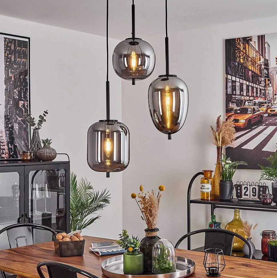 Suspension Verbania Noir, 3 Lumieres