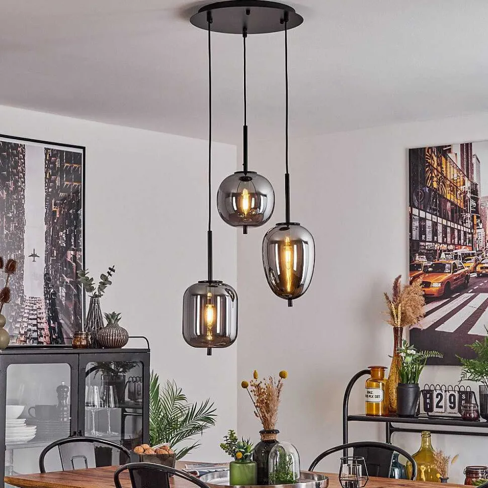 Suspension Verbania Noir, 3 Lumieres