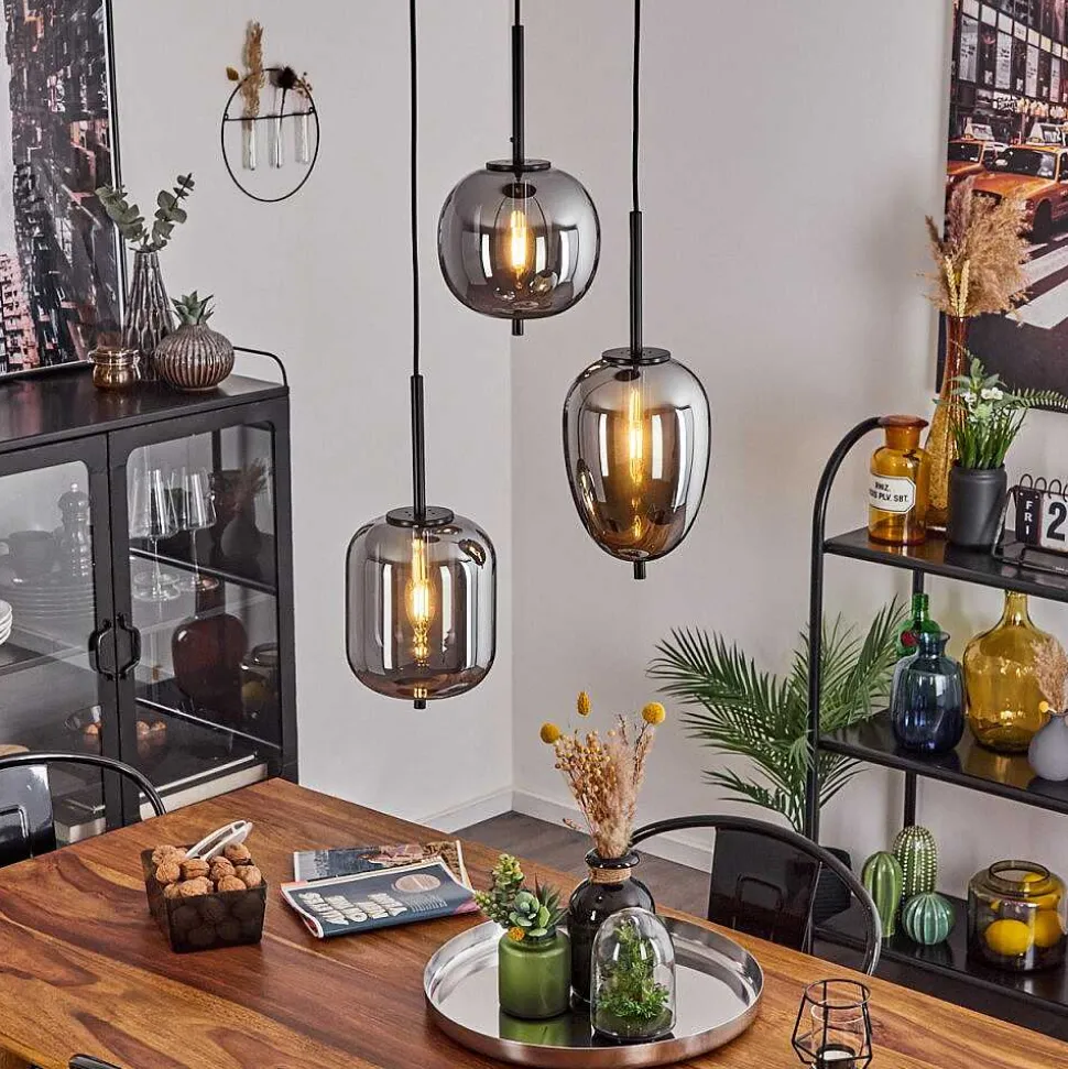 Suspension Verbania Noir, 3 Lumieres