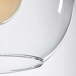 Suspension Verre 30 Cm Koyoto Clair, 1 Lumiere