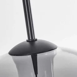 Suspension Verre 30 Cm Koyoto Clair, Fume, 1 Lumiere