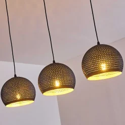 Suspension Wildervanksterdallen Noir, 3 Lumieres