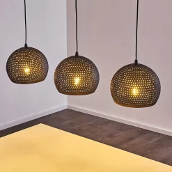 Suspension Wildervanksterdallen Noir, 3 Lumieres