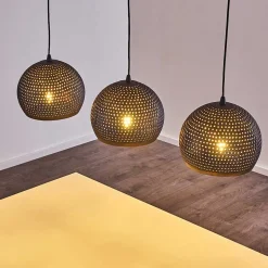 Suspension Wildervanksterdallen Noir, 3 Lumieres