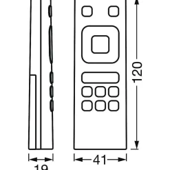 Telecommandes Ledvance Smart+ Blanc, Telecommandes