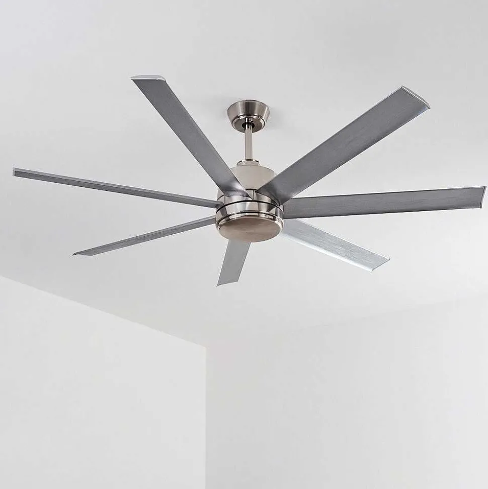 Ventilateur De Plafond Aargaard Acier Inoxydable, Telecommandes