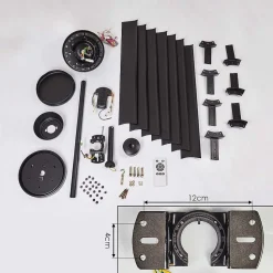 Ventilateur De Plafond Aargaard Noir, Telecommandes