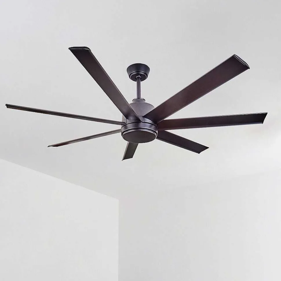 Ventilateur De Plafond Aargaard Noir, Telecommandes