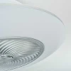 Ventilateur De Plafond Chaville Led Blanc, 1 Lumiere, Telecommandes
