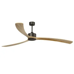 Ventilateur De Plafond Faro Barcelona Kauai Brun, Telecommandes
