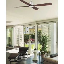 Ventilateur De Plafond Faro Barcelona Molokai Nickel Mat